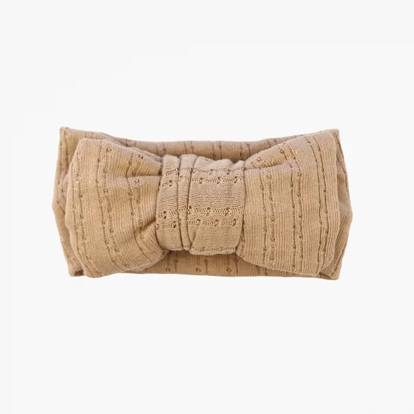 JACQUARD KNITTED OVERSIZED TOPKNOT ~ BISCOFF