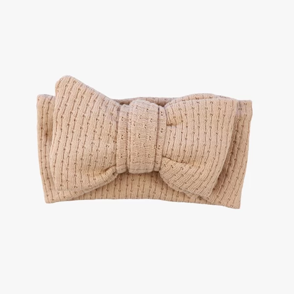 OVERSIZED KNITTED TOPKNOT ~ HAZELNUT