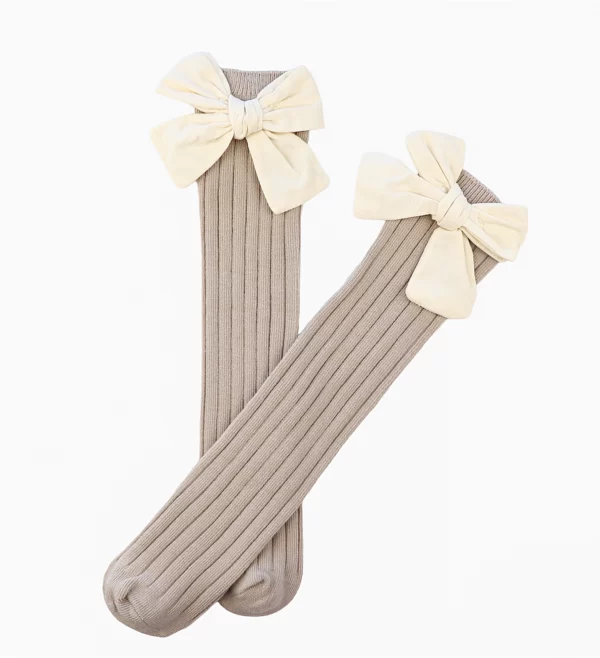 LINEN BOW SOCK